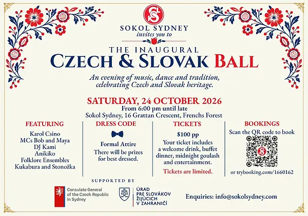2026-10-24 Czechoslovak Ball / Cesko-Slovensky Ples